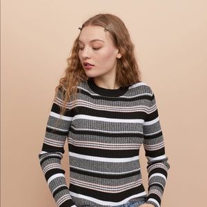 Cropped Fine-knit Top (fits like large)
